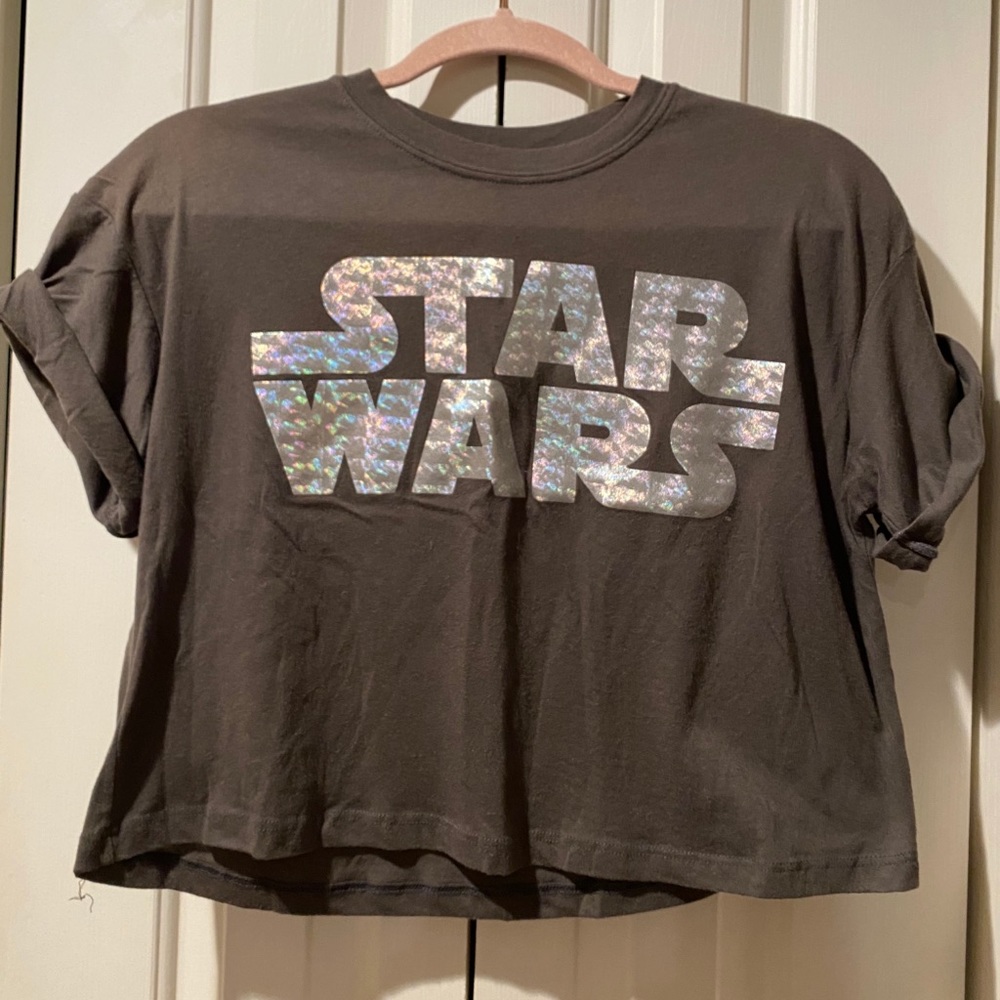 EUC Cropped Star Wars Shirt Size XS